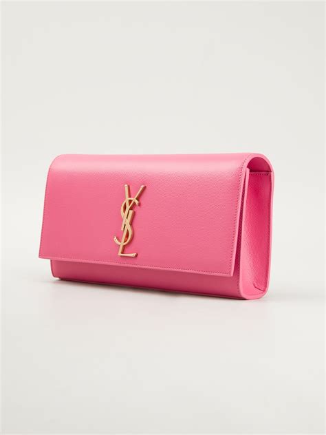 ysl metallic pink clutch|ysl clutch nordstrom.